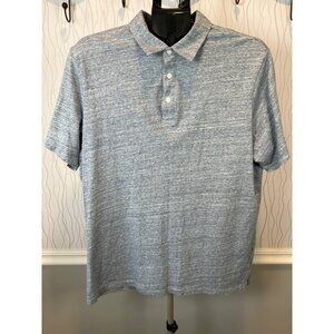 Rye By Hawker Rye Men's Sz Large Gray short sleeve button‎ down slim shirt